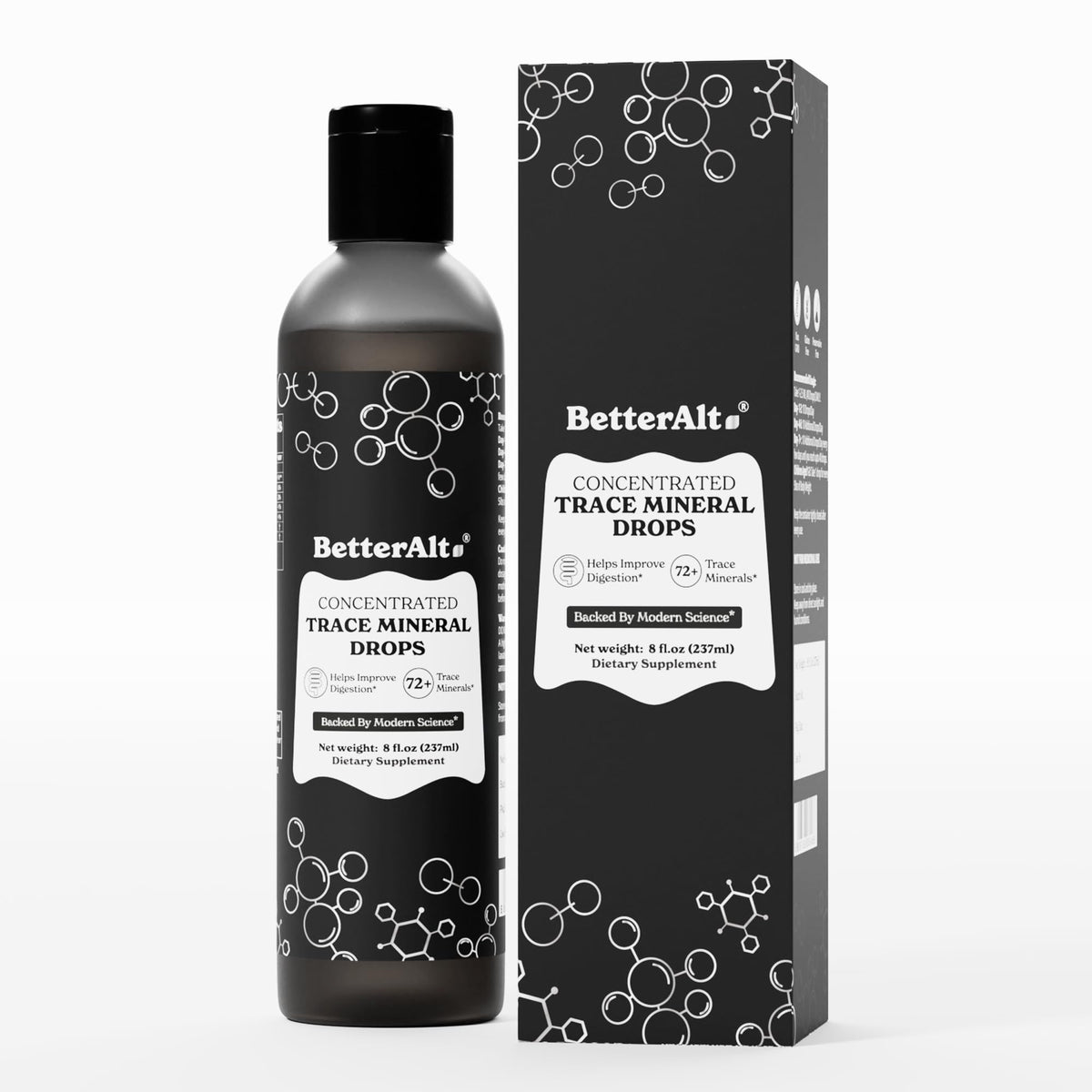 Better Alt Trace Minerals Drops bottle front view