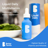 Better Family Liquid Daily Multivitamin 170g back view
