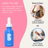 Better Family Liquid Daily Multivitamin 170g in lifestyle setting