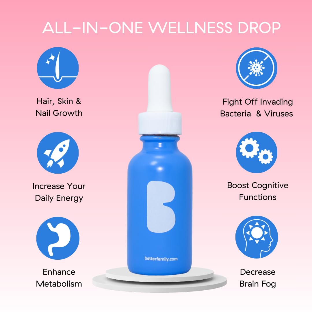 Better Family Liquid Daily Multivitamin 170g label close-up