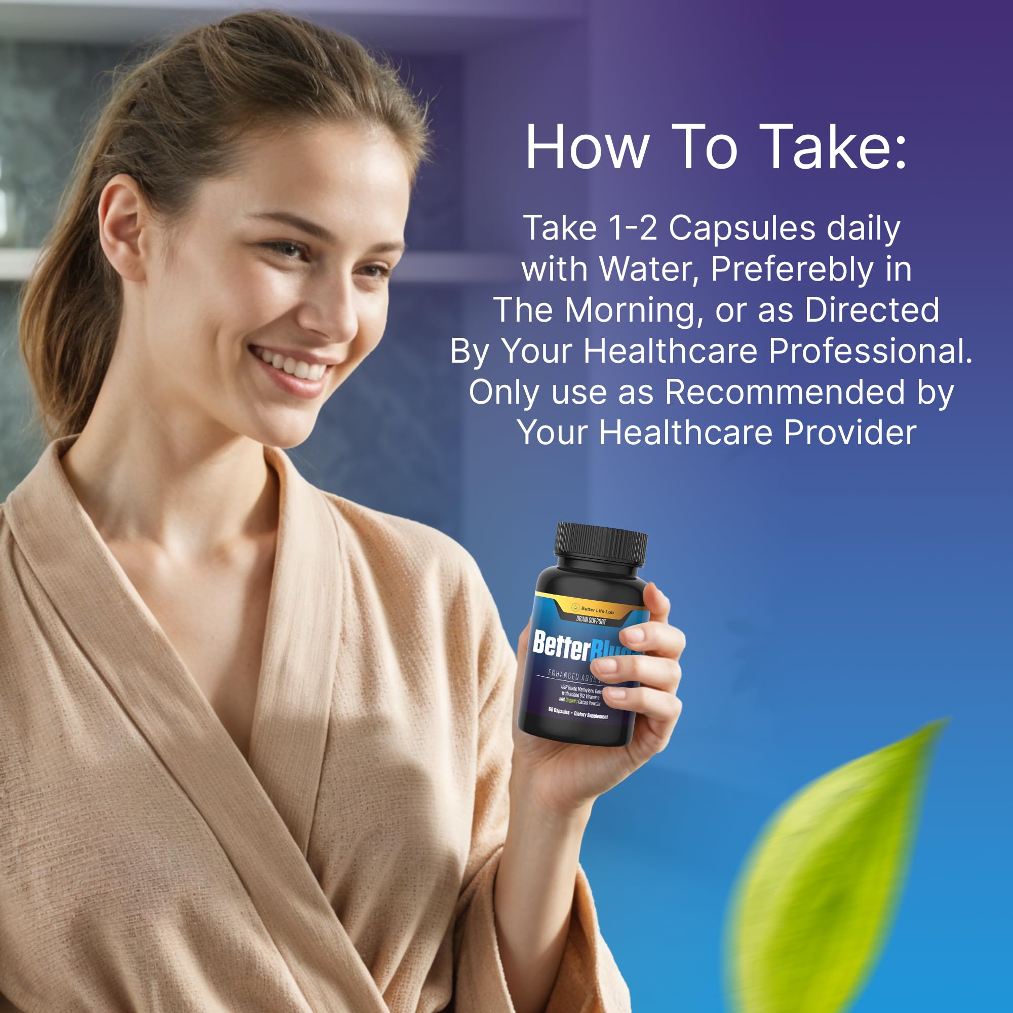 BETTER LIFE LAB Methylene Blue Capsules packaging details
