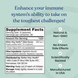 Better Way Health Beta Glucan 100 supplement dosage information