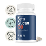 Better Way Health Beta Glucan 100 supplement side view