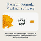 Better Way Health Curcumin C3 Complex caplets with measuring spoon