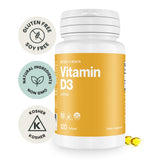 Better Way Health Vitamin D3 5000 IU Gel Capsules side view