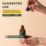 Betterbrand Elderberry Tincture bottle with natural background