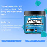 BetterFitness Creatine Gummies packaging with nutrition facts