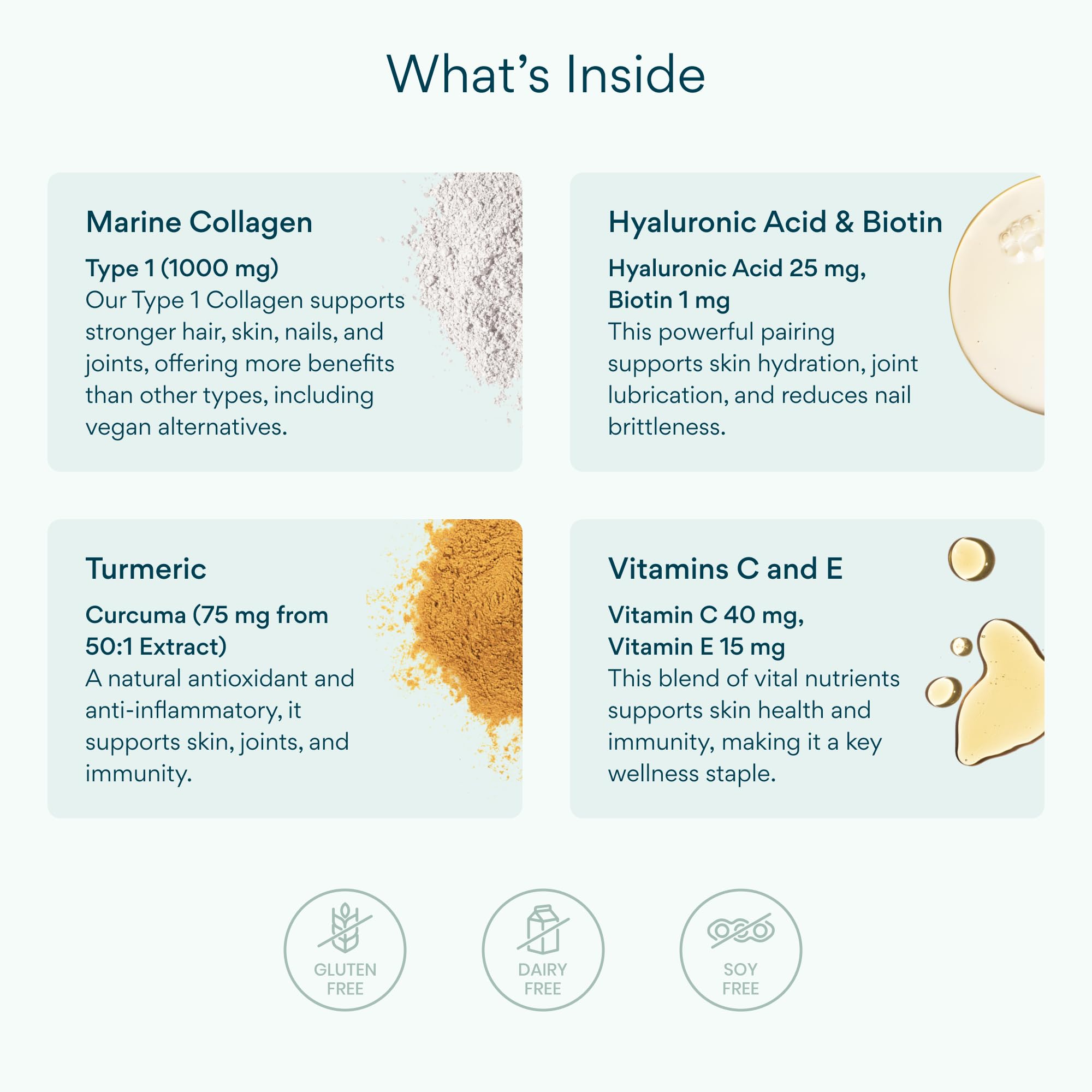 Bettervits Collagen Peptides Complex 150g ingredients list