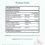 Bettervits Collagen Peptides Complex 150g side view with label