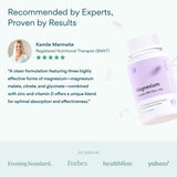 Bettervits Magnesium Glycinate Complex capsules on a wooden table