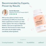 Bettervits Multivitamin Capsules displayed with fresh fruits