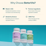 Bettervits Odorless Garlic Capsules 1000mg close-up of capsules