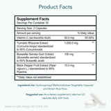 Bettervits Turmeric Curcumin Complex 1000mg capsules side view
