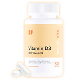 Bettervits Vitamin D3 K2 Capsules 5000 IU front view
