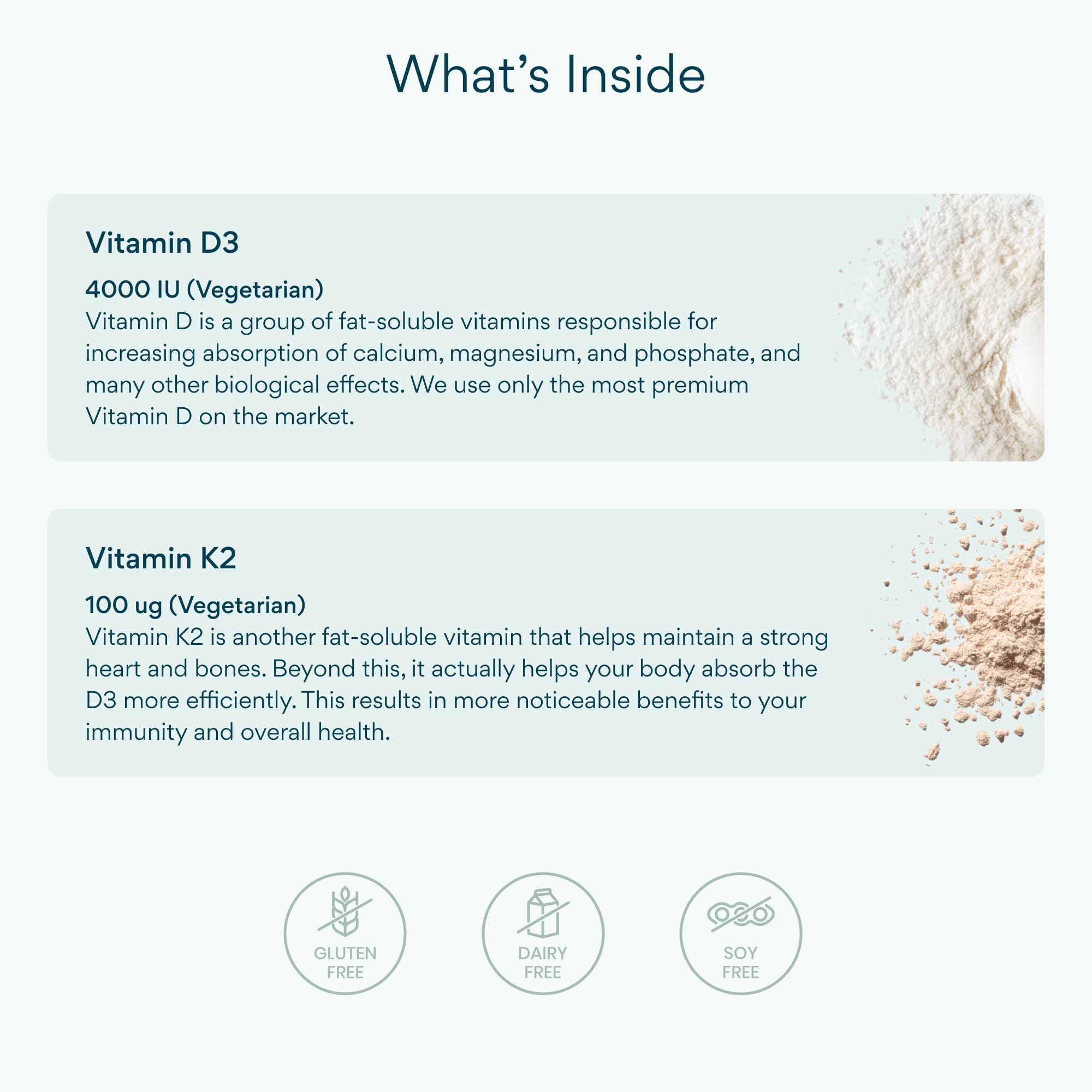 Bettervits Vitamin D3 K2 Capsules 5000 IU packaging