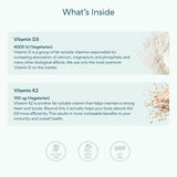 Bettervits Vitamin D3 K2 Capsules 5000 IU packaging