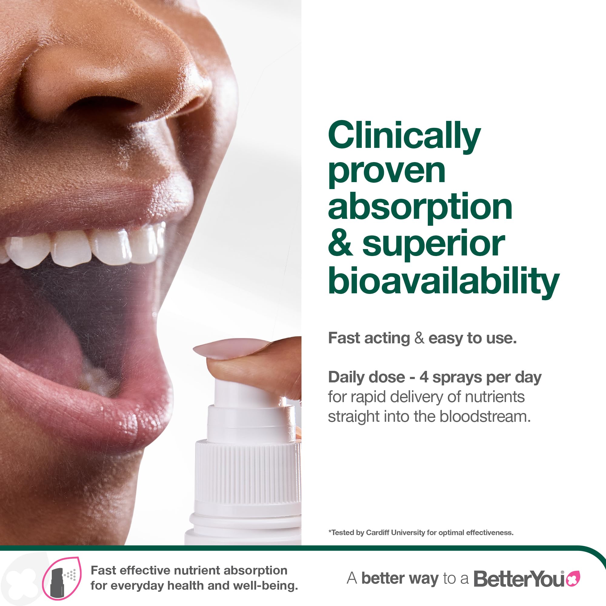 BetterYou Iron Supplement 10mg eco-friendly packaging