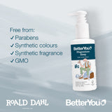 BetterYou Magnesium Sleep Kids’ Body Lotion application on skin