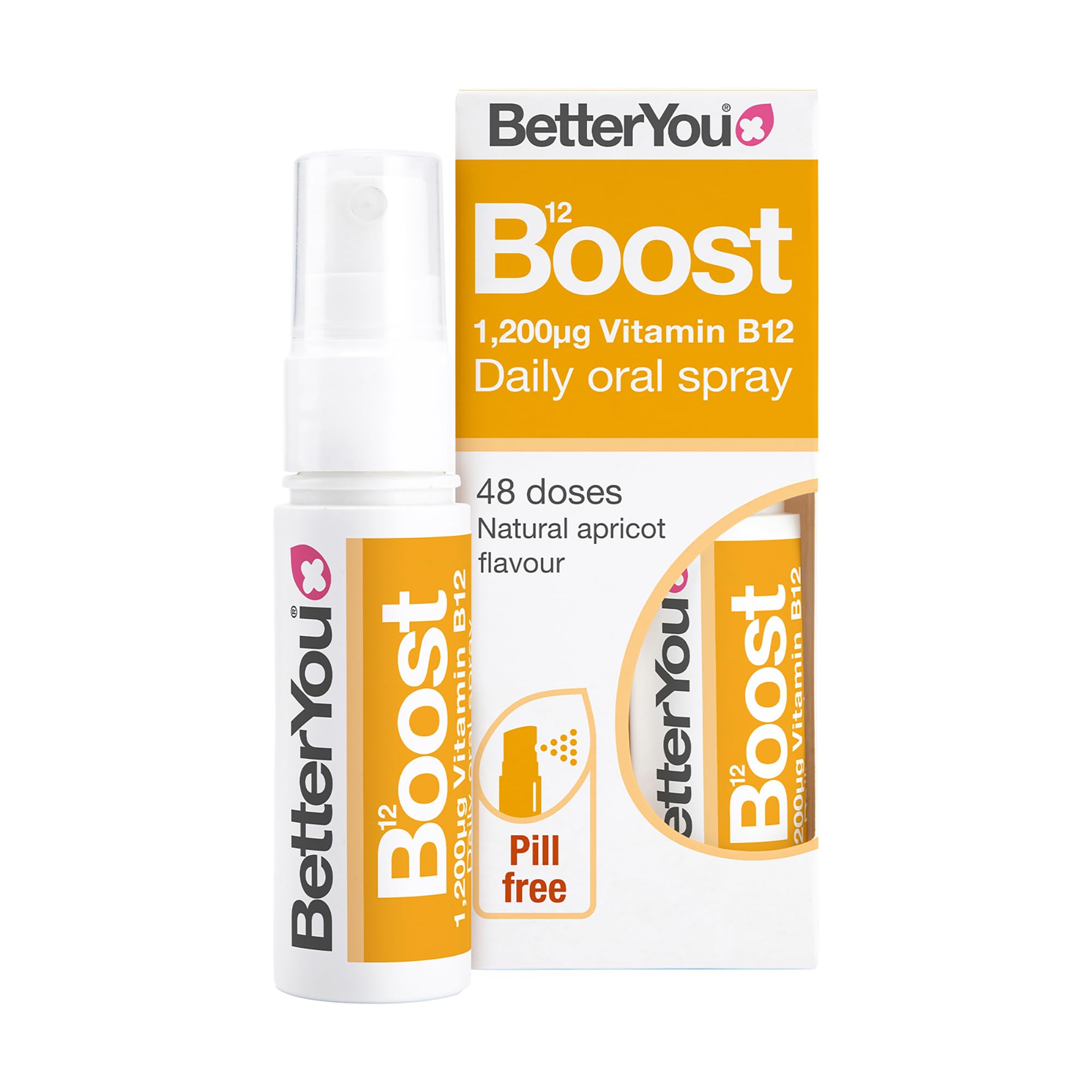 BetterYou support B12 Oral Spray 50g close-up of spray nozzle