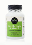 Betula Botanicals Birch Bark Extract Capsules 150mg front view