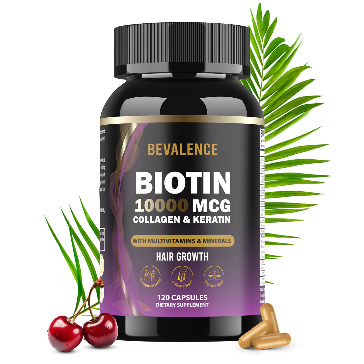 Bevalence Biotin Tablets front view packaging