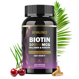 Bevalence Biotin Tablets front view packaging