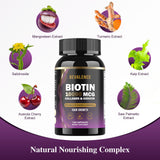 Bevalence Biotin Tablets side view showing dosage