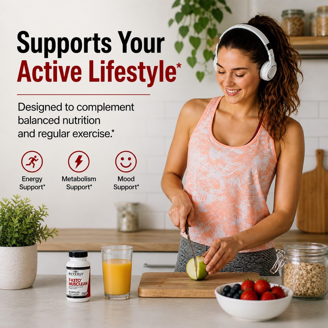Beverly International 7-Keto Musclean Fat Burner lifestyle scene