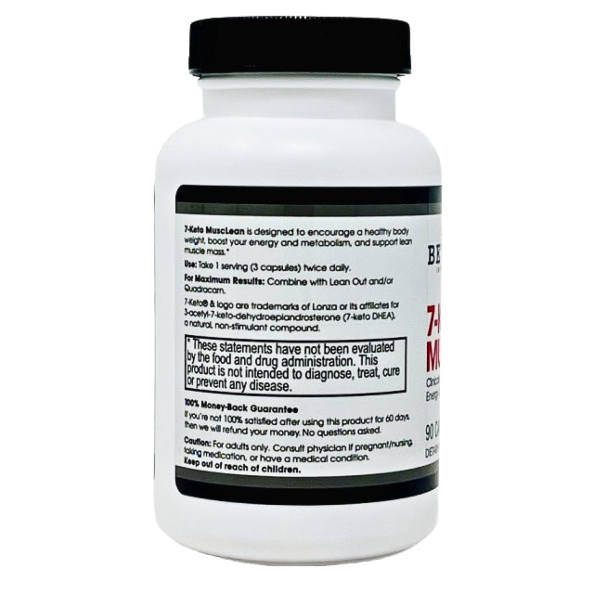 Beverly International 7-Keto Musclean Fat Burner side view