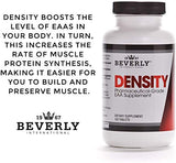Beverly International Density EAA Formula 500mg Capsules with a measuring spoon