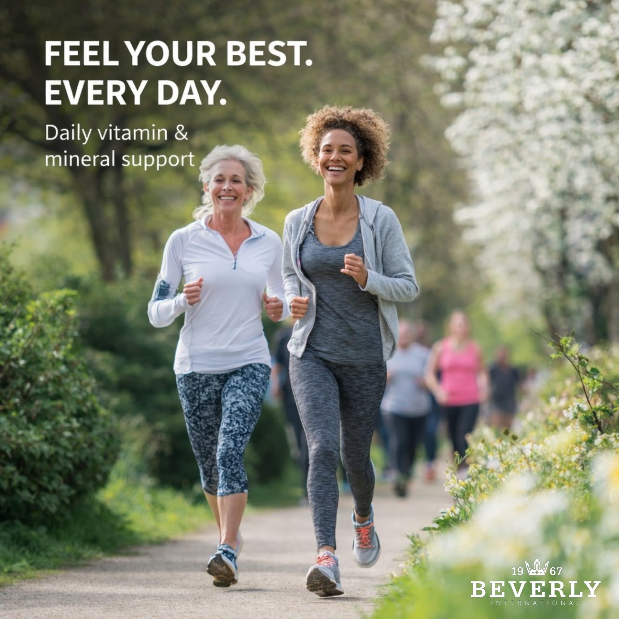Beverly International FitTabs Multivitamins back label showing ingredients