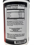 Beverly International Glutamine Select 649g Wild Berry nutrition label