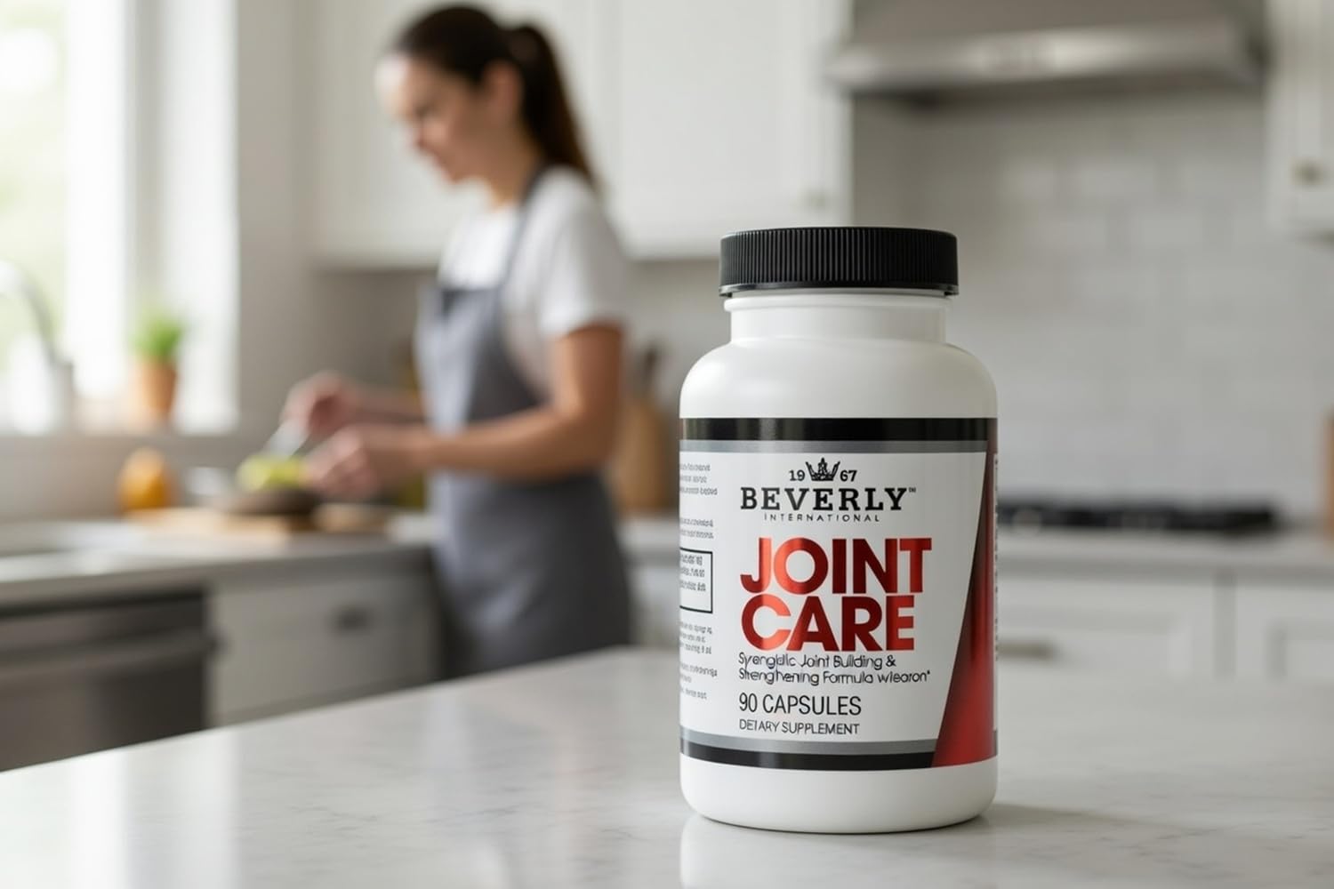 Beverly International Joint Care Chondroitin 95g on a fitness table