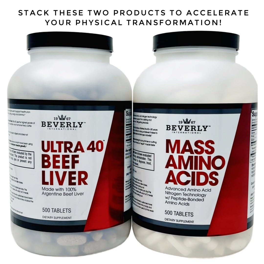 Beverly International Mass Amino Acids 762g nutritional information