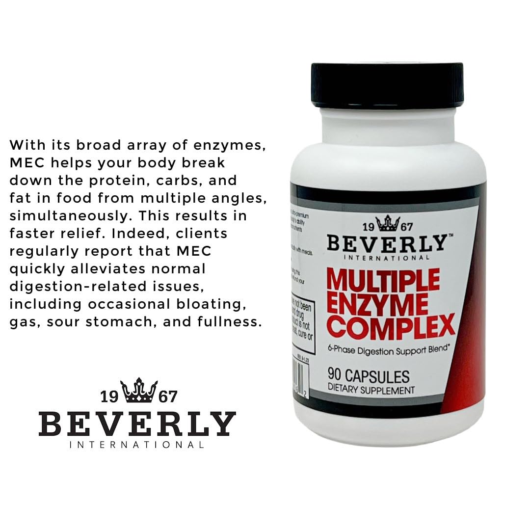 Beverly International Multiple Enzyme Complex packaging with label