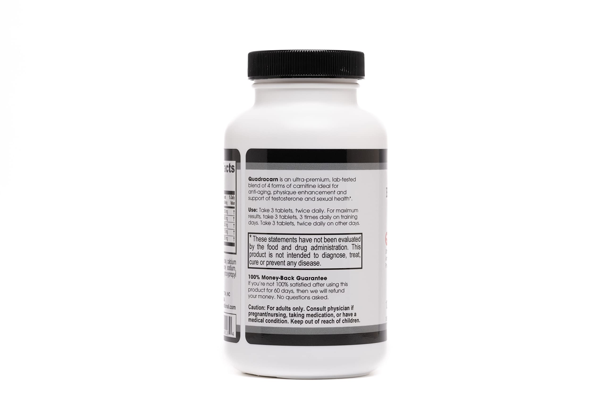 Beverly International Quadracarn supplement ingredients list