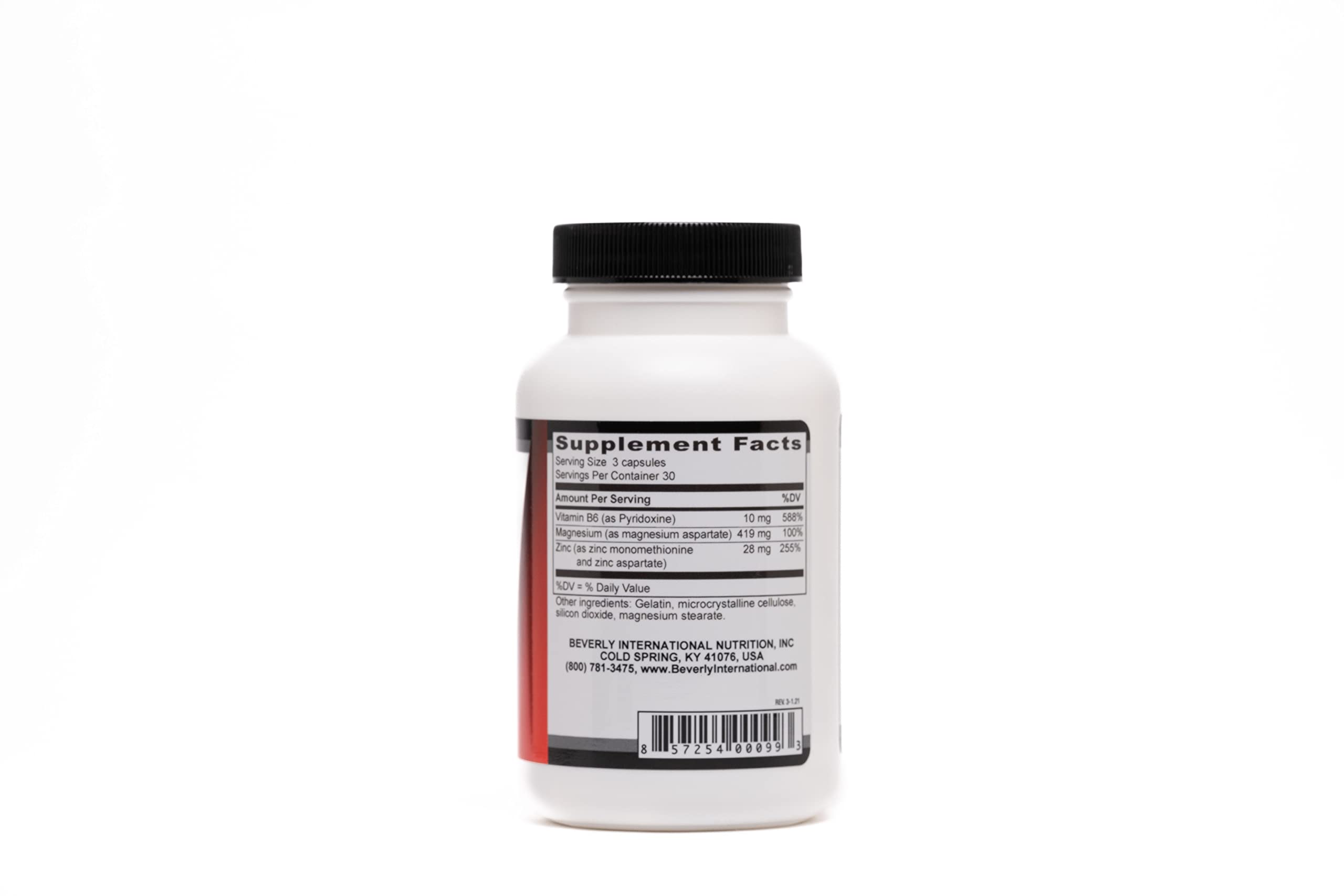 Beverly International ZMA 2000 capsule close-up