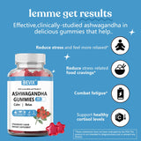 BEVIX Ashwagandha Gummies nutritional information label
