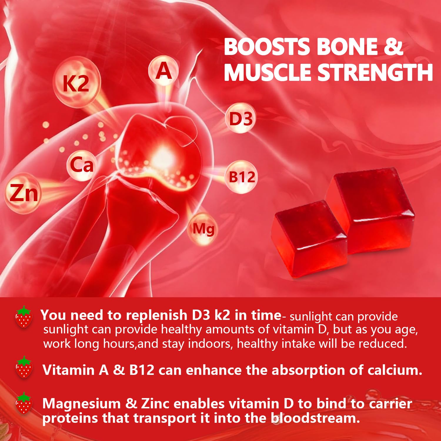 BEVIX D3 K2 Vitamin Gummies opened package