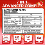 BEVIX D3 K2 Vitamin Gummies with measuring spoon