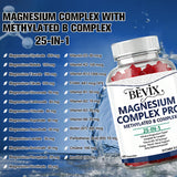 BEVIX Magnesium Glycinate Gummies close-up of ingredients list