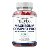 BEVIX Magnesium Glycinate Gummies front view with packaging
