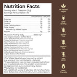BeWonder Mushroom Coffee Blend 272g back view with ingredient list