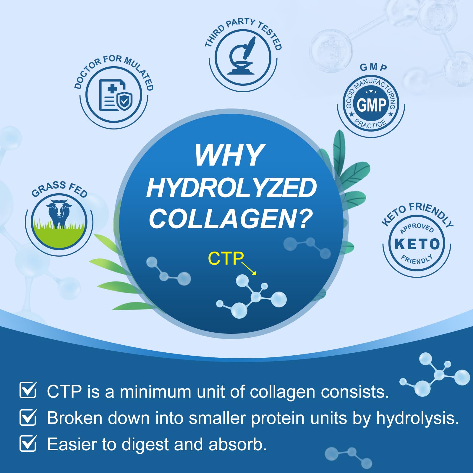 BEWORD 8-in-1 Collagen Complex serving suggestion