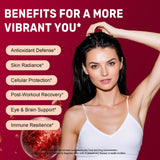 BEWORD Astaxanthin Softgels 12mg back view