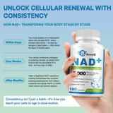 BEWORD Liposomal NAD+ Resveratrol 2000mg packaging