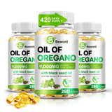 BEWORD Oregano Oil Softgels bottle front view