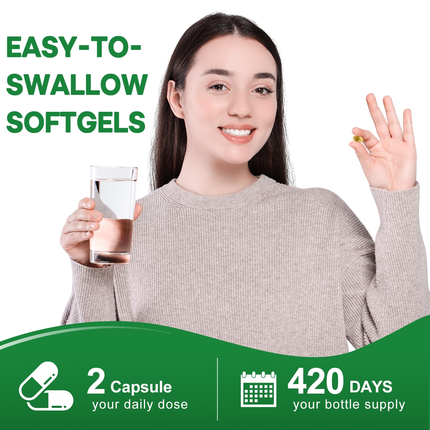 BEWORD Oregano Oil Softgels displayed with herbal supplements