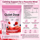 Bexelora Quiet Dose Calm Magnesium Powder in a glass of water
