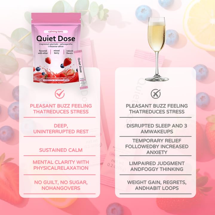 Bexelora Quiet Dose Calm Magnesium Powder nutritional information